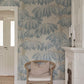 Sandberg Mural Pattern number S10722 pattern name & color Alba Mural, Light Blue from the collection Sandberg Heritage. 