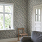 Sandberg Mural Item S10731 pattern name & color Waldemar, Light Blue from the collection Sandberg Heritage. 