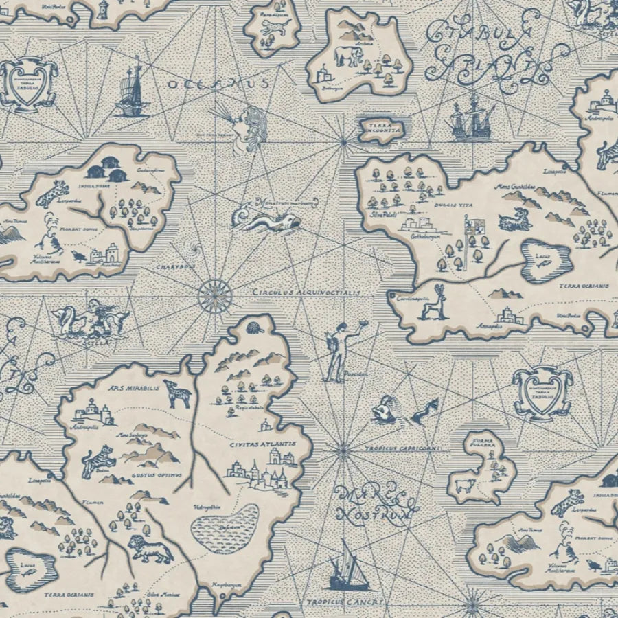 Looking for Sandberg Mural Product# S10734 pattern name & color Ferdinand, Blue