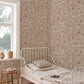 Sandberg Mural Product S10735 pattern name & color Ferdinand, Burgundy from the collection Sandberg Heritage. 