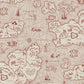 Order Sandberg Mural Product S10735 pattern name & color Ferdinand, Burgundy