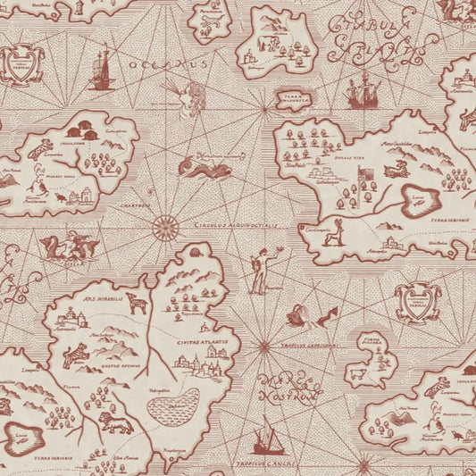 Order Sandberg Mural Product S10735 pattern name & color Ferdinand, Burgundy