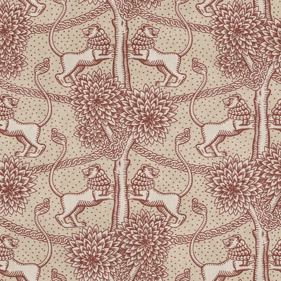 Select Sandberg Mural Pattern# S10736 pattern name & color Leopold, Burgundy