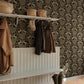 Sandberg Mural pattern name & color Leopold, Graphite from the collection Sandberg Heritage. 