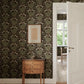 Sandberg Mural SKU S10737 pattern name & color Leopold, Graphite from the collection Sandberg Heritage. 