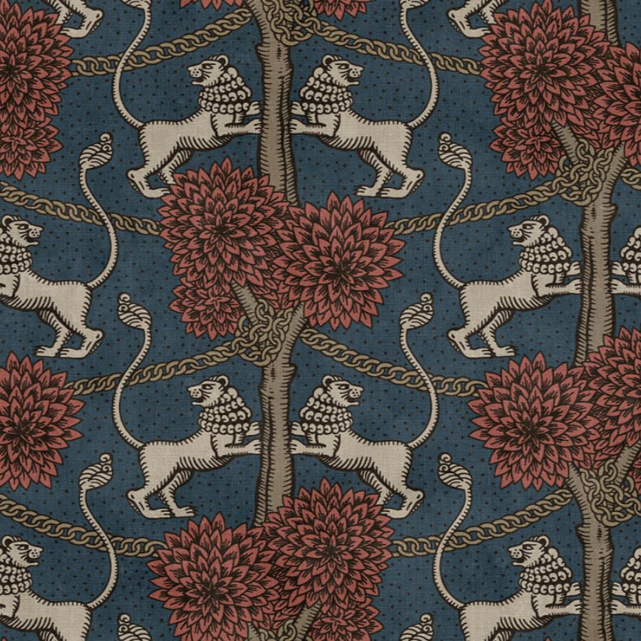Select Sandberg Mural Item# S10739 pattern name & color Leopold, Blue