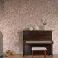 Purchase Sandberg Mural Item S10743 pattern name & color Eden Mural, Red. 