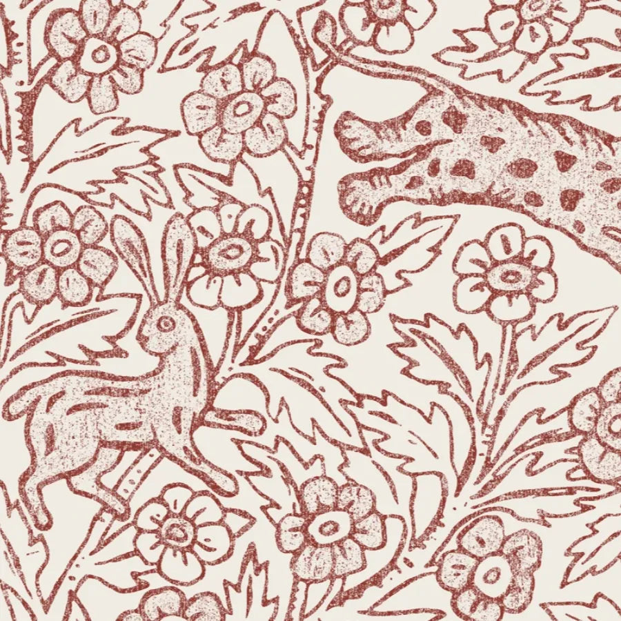 Purchase Sandberg Mural Item S10743 pattern name & color Eden Mural, Red
