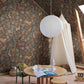 Sandberg Mural pattern name & color Eden Mural, Classic Blue from the collection Sandberg Heritage. 