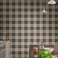 Sandberg Mural pattern name & color Ranold, Charcoal from the collection Sandberg Heritage. 