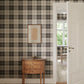 Sandberg Mural Product# S10751 pattern name & color Ranold, Charcoal from the collection Sandberg Heritage. 