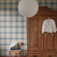 Sandberg Mural pattern name & color Ranold, Light Blue from the collection Sandberg Heritage. 