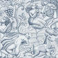 Search Sandberg Mural Item# S10755 pattern name & color Baccus, Light Blue