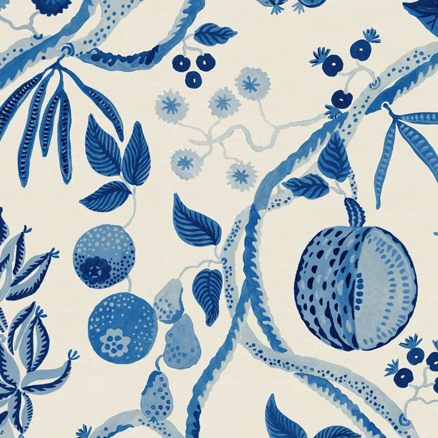 Looking for Sandberg Mural SKU S10763 pattern name & color Tree Of Life Mural, Blue