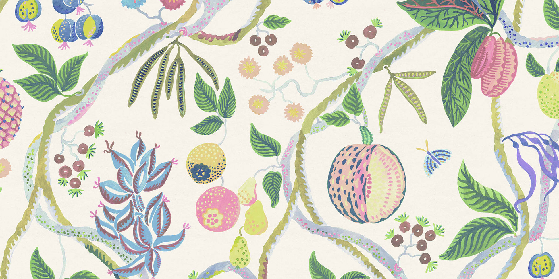 Order Sandberg Mural Pattern S10764 pattern name & color Tree Of Life Mural, Pastel. 