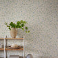 Sandberg Wallpaper SKU# S10776 pattern name & color Lucy, Sky Blue from the collection Kolonin II. 