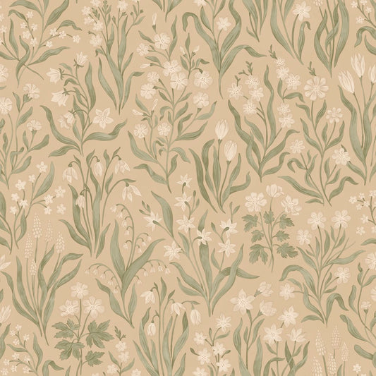 Search Sandberg Wallpaper Item S10781 pattern name & color Märta, Beige