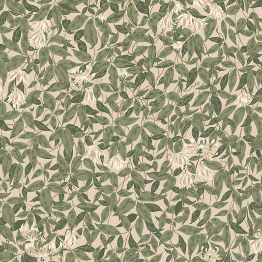 Select Sandberg Wallpaper Item S10783 pattern name & color Linnea, Forest Green