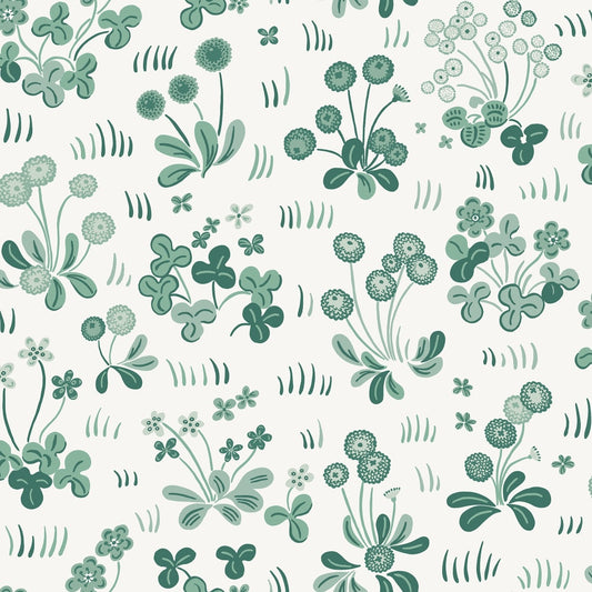 Purchase Sandberg Wallpaper SKU S10784 pattern name & color Bellis, Emerald