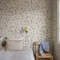Sandberg Wallpaper pattern name & color Henny, Oat from the collection Kolonin II. 