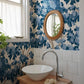 Sandberg Wallpaper pattern name & color Eken, Blue from the collection Sandberg Edition. 