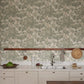 Sandberg Wallpaper SKU# S10792 pattern name & color Eken, Garden Green from the collection Sandberg Edition. 
