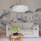 Sandberg Mural pattern name & color Emmalisa, Blue from the collection Kolonin II. 