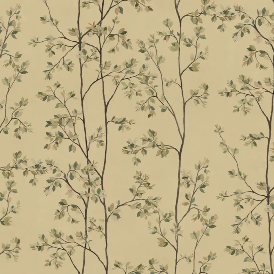 Sandberg Mural pattern name & color Laura, Honey from the collection Villa Como. 