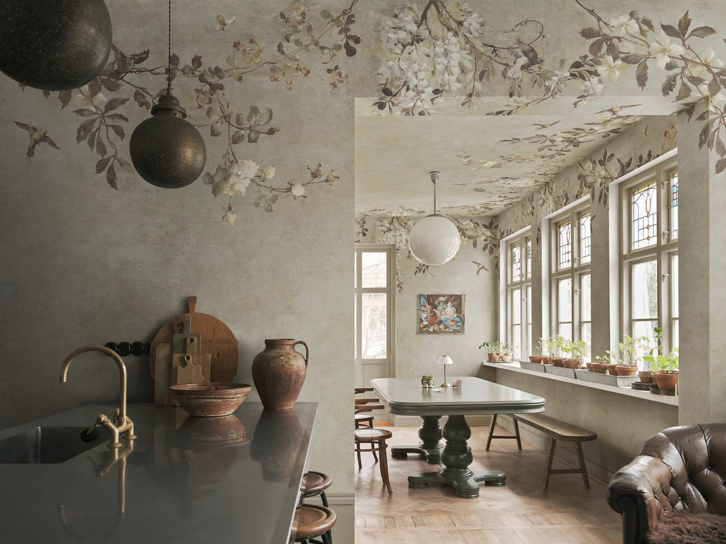 Search Sandberg Mural Item# S10811 pattern name & color Nico, Beige. 