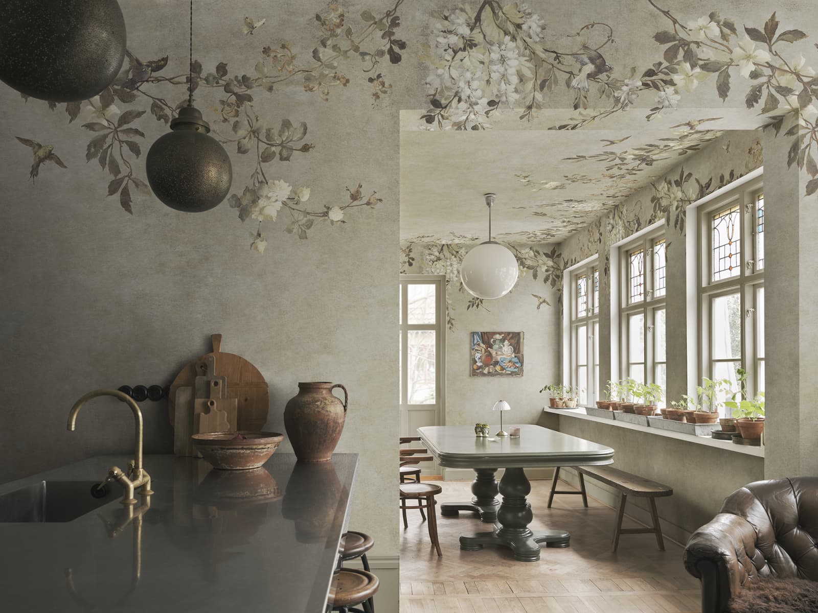 Search Sandberg Mural Item# S10811 pattern name & color Nico, Beige. 