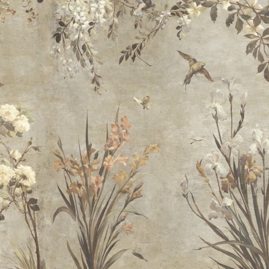 Find Sandberg Mural Pattern number S10813 pattern name & color Nicola, Beige