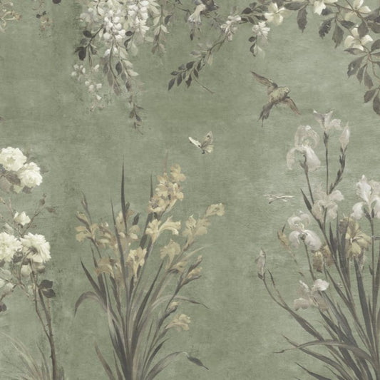 Order Sandberg Mural Product S10815 pattern name & color Nicola, Sage Green