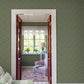 Sandberg Wallpaper Item# S10822 pattern name & color Annie, Green from the collection Rosa & Friends. 