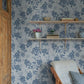 Sandberg Mural pattern name & color Vera, Blue from the collection Sandberg Heritage. 
