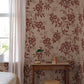 Acquire Sandberg Mural SKU# S10840 pattern name & color Vera, Burgundy. 