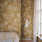 Sandberg Mural pattern name & color Vera, Yellow from the collection Sandberg Heritage. 