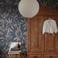 Sandberg Mural pattern name & color Vinnie Mural, Classic Blue from the collection Sandberg Heritage. 
