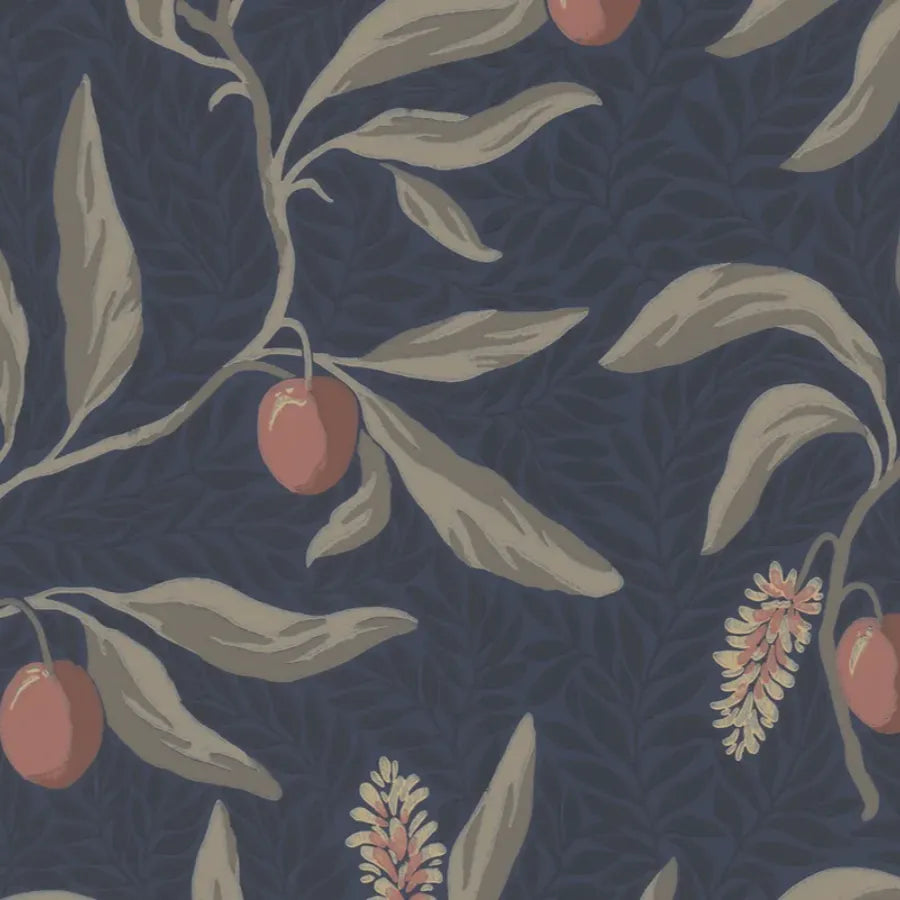 Select Sandberg Mural Product# S10843 pattern name & color Vinnie Mural, Classic Blue