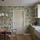 Select Sandberg Mural Product S10845 pattern name & color Vinnie Mural, Green. 