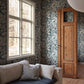 Sandberg Mural pattern name & color Baccus, Blue from the collection Sandberg Heritage. 