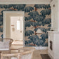 Sandberg Mural pattern name & color Alba Mural, Blue from the collection Sandberg Heritage. 