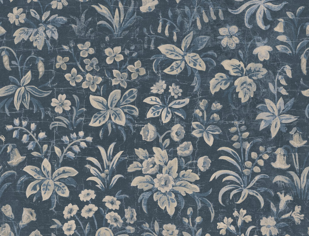 Purchase Sandberg Mural SKU S10903 pattern name & color Ania, Midnight Blue