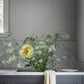 Sandberg Mural pattern name & color Herman, Misty Blue from the collection Sandberg Edition. 
