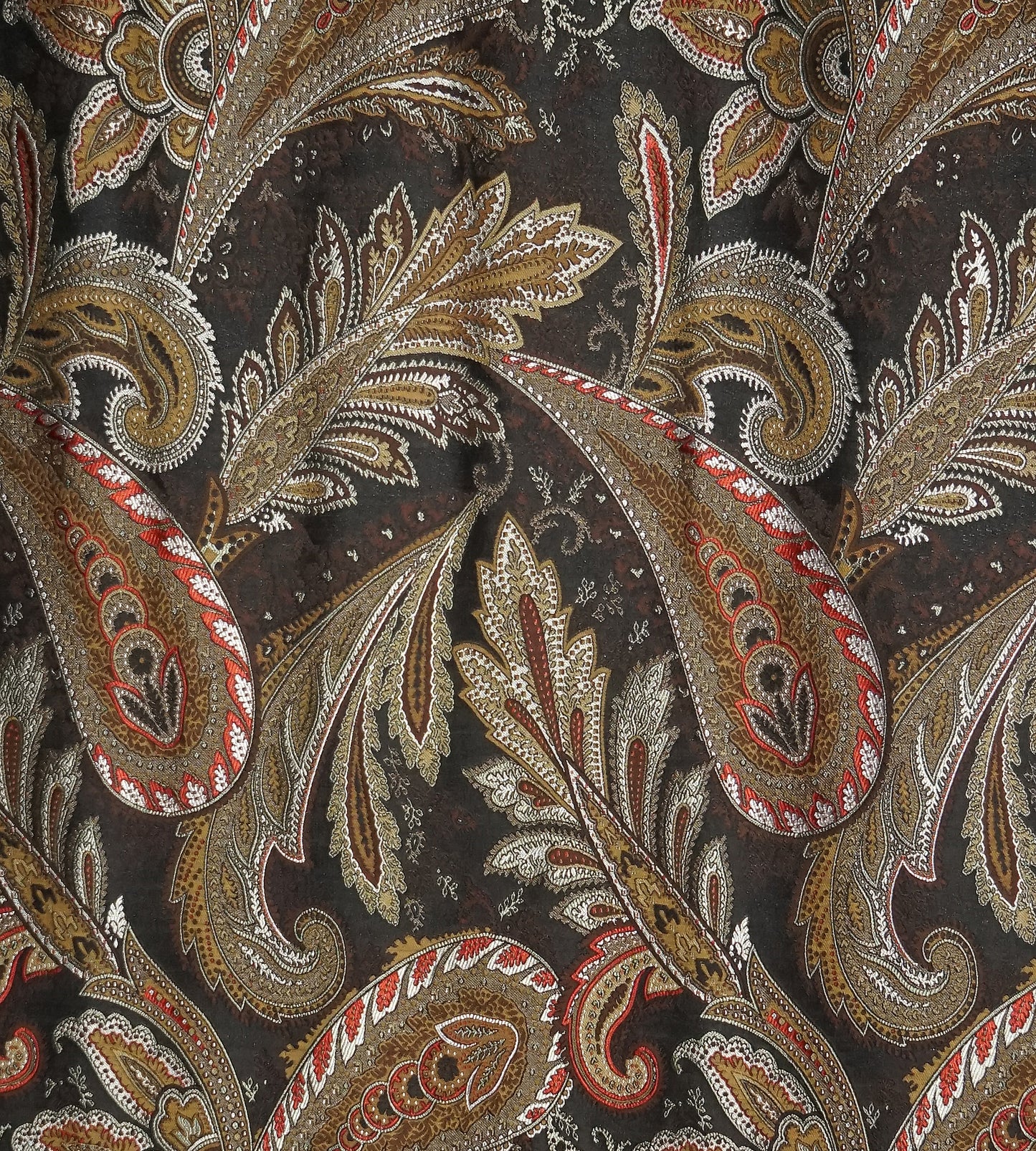 Purchase Old World Weavers Fabric SKU SB 00011058, Paisiello Black Coral 1