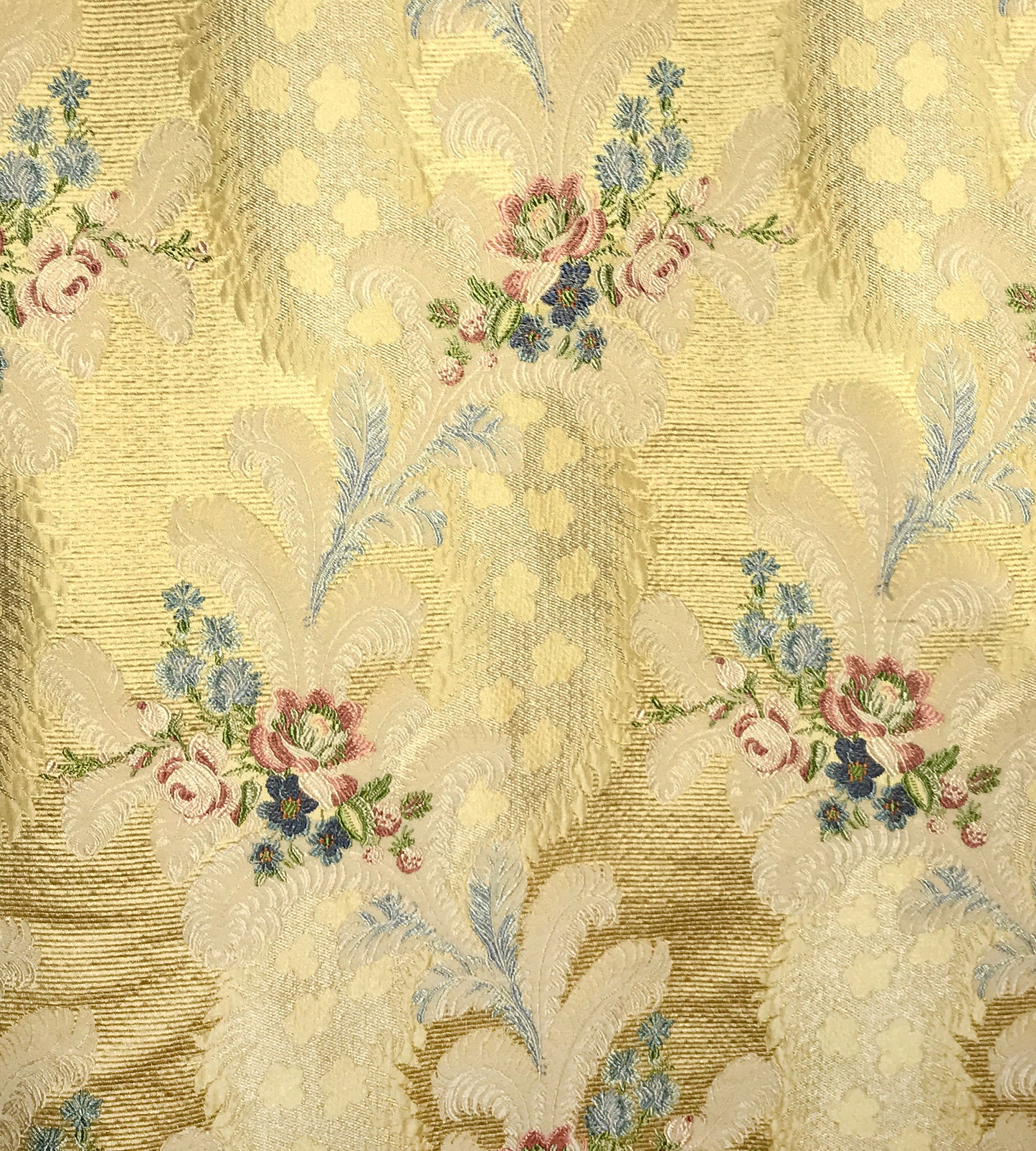 Purchase Old World Weavers Fabric Item SB 00050289, Cheverny Pink,Blue,Yellow 1