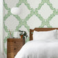 Purchase SCS6051 NuWallpaper Wallpaper, Jade Wreath Peel & Stick - Scalamandre NuWallpaper1