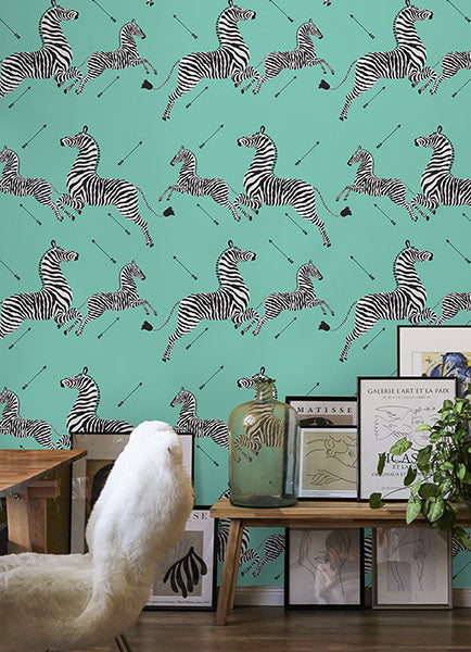 Bubblegum Leaping Cheetah Peel  Stick Wallpaper  Amazonin Home  Kitchen