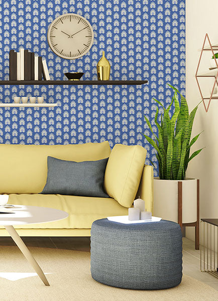 Wallpops Delft Shantung Garden Scalamandre Self Adhesive Wallpaper   Michaels  Peel and stick wallpaper Nuwallpaper Self adhesive wallpaper