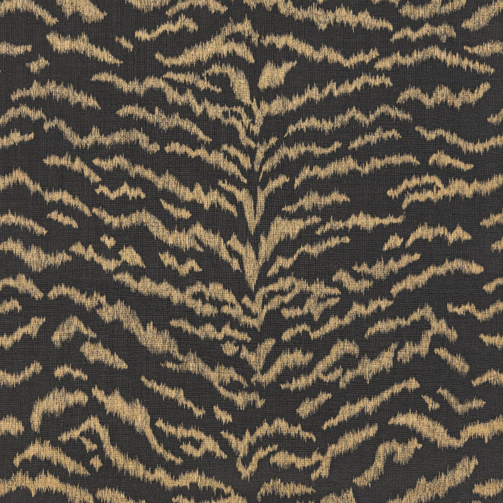 Purchase Scalamandre Wallpaper SKU SCWP885060006 pattern name  Tigress Wallcovering color name Bronze On Black. 