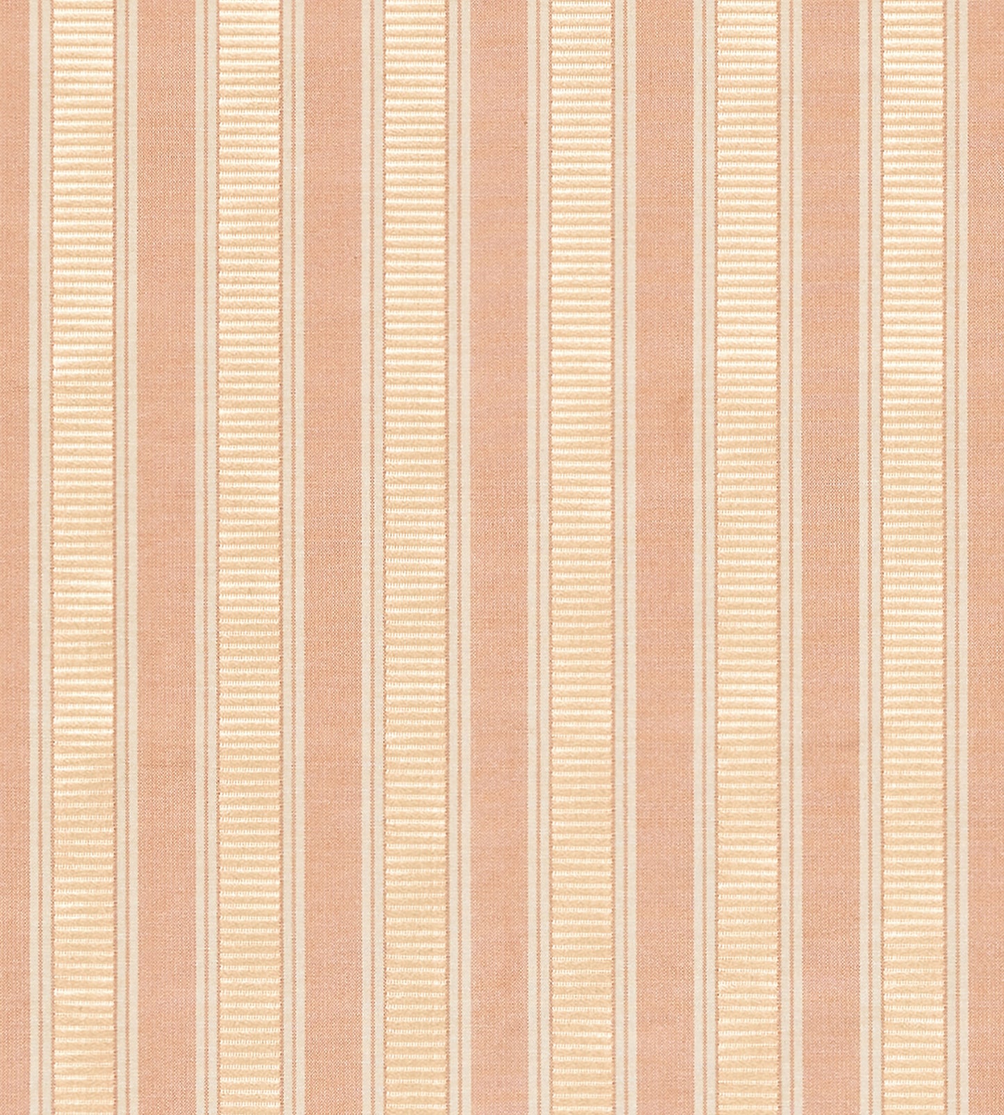 Purchase Scalamandre Fabric Item SC 0001121M, Shirred Stripe Peach & Beige 1